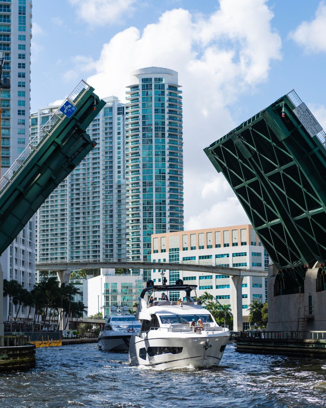 Brickell Ave Bridge Downtown Miami
