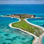 Seaplane view of the Dry Tortugas National Park