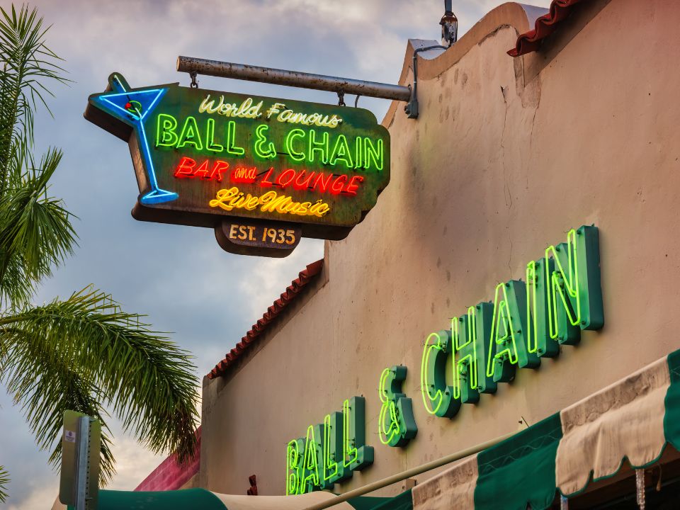 Ball & Chain restaurant nightclub on Calle Ocho in Little Havana