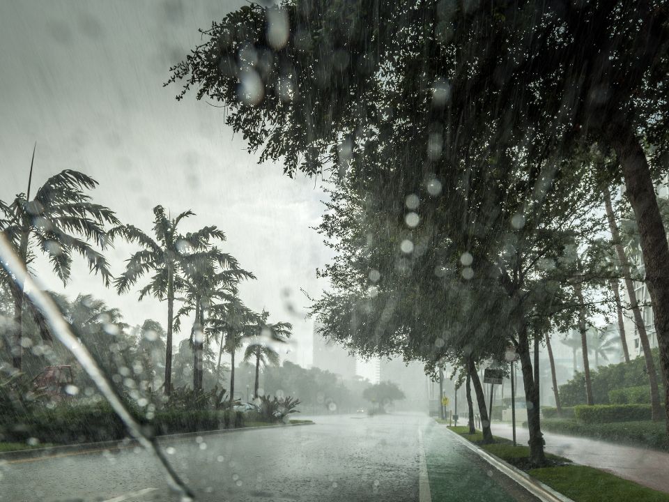 Torrential Rain in Miami Beach