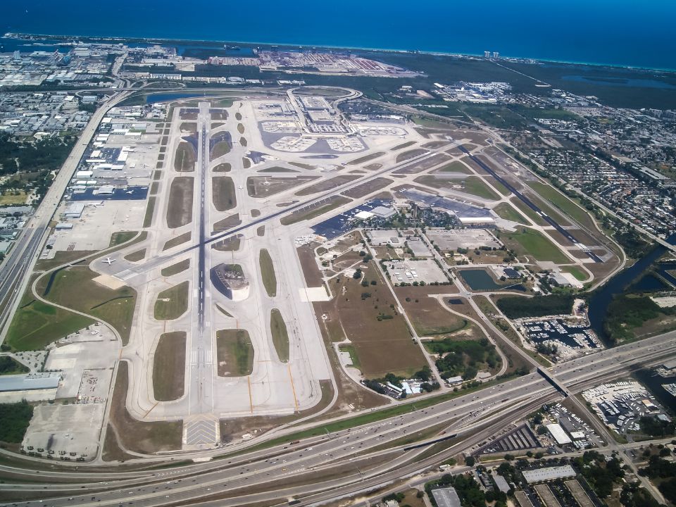 Fort Lauderdale International Airport from above