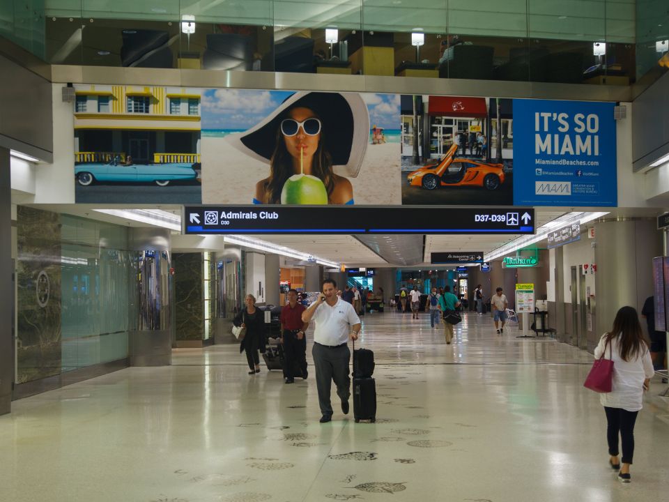 Corridor at D Terminal in MIA