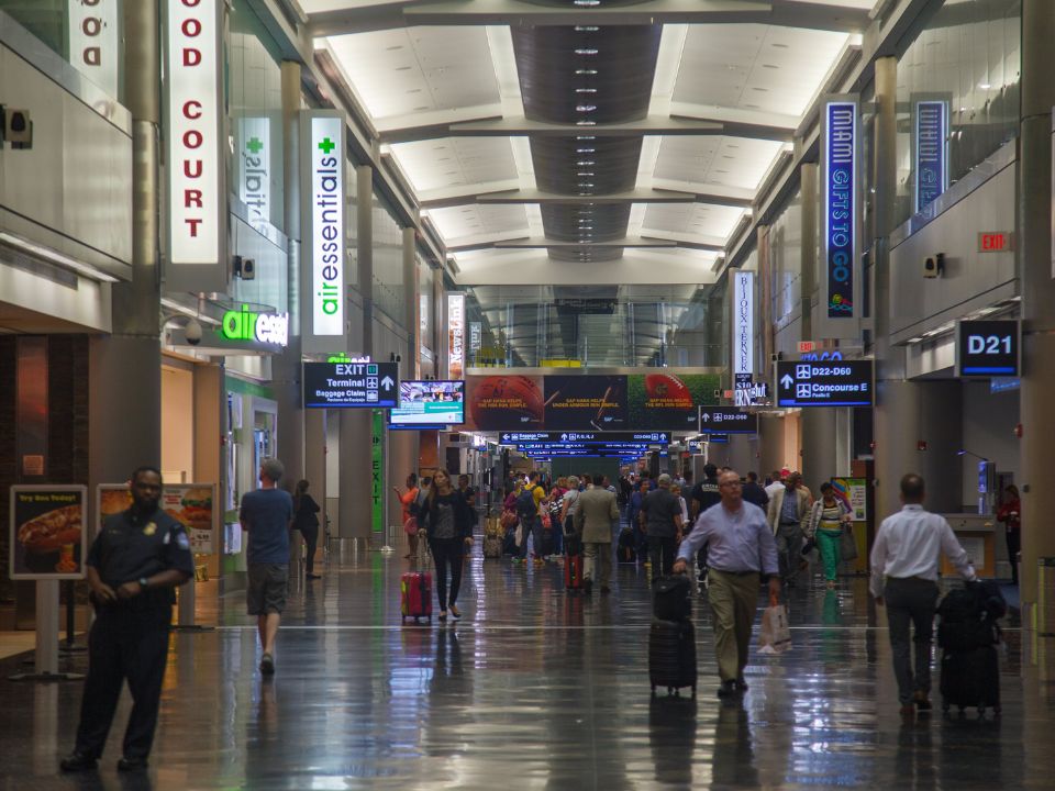 D Terminal Corridor in MIA