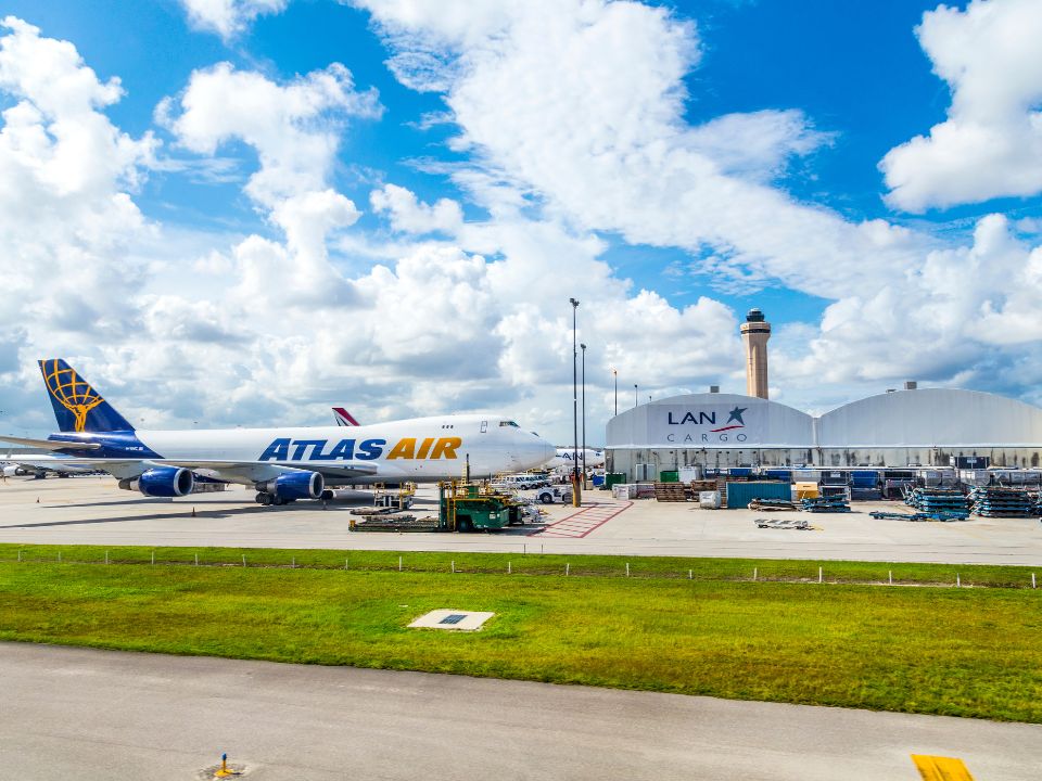 Miami international Airport cargo area
