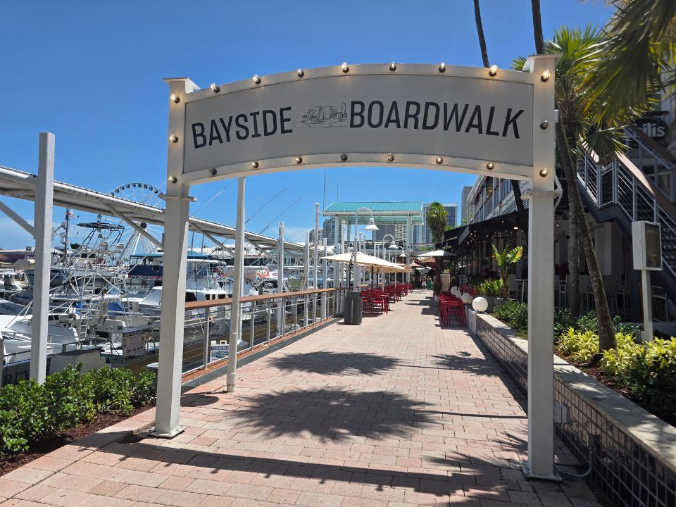 Bayside Boardwalk Downtown Miami