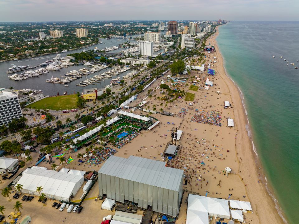Tortuga Music Festival Aerial View