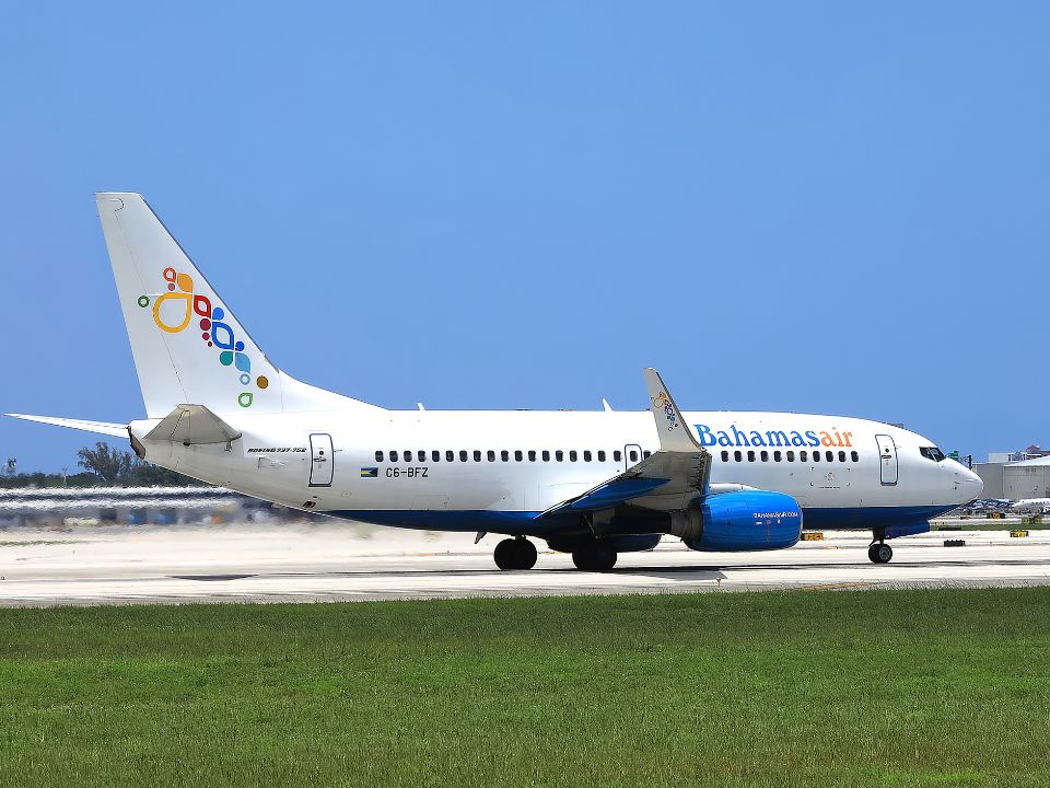 BahamasAir plane at Fort Lauderdale International Airport