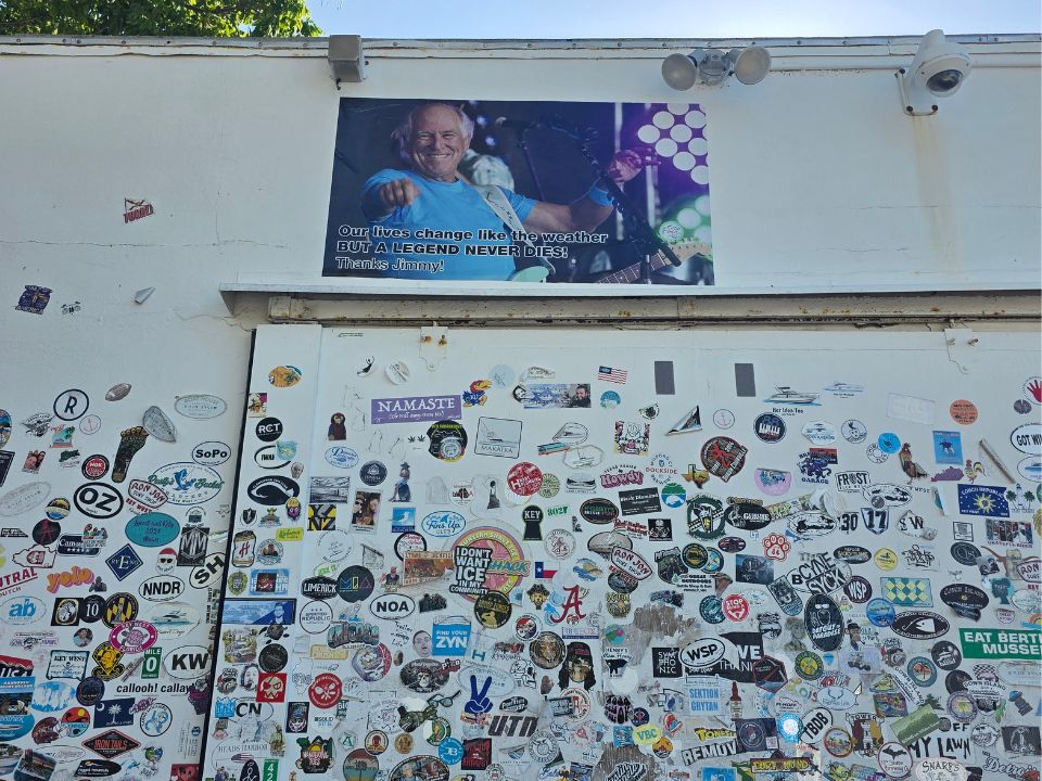 Jimmy Buffett memorial at Shrimp Boat Sound Studio
