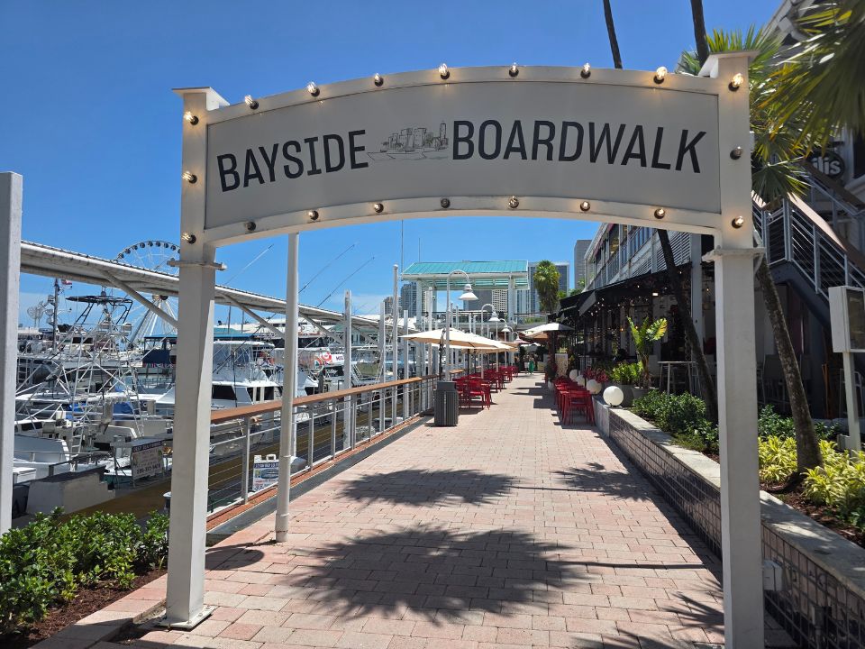 Bayside Boardwalk Downtown Miami
