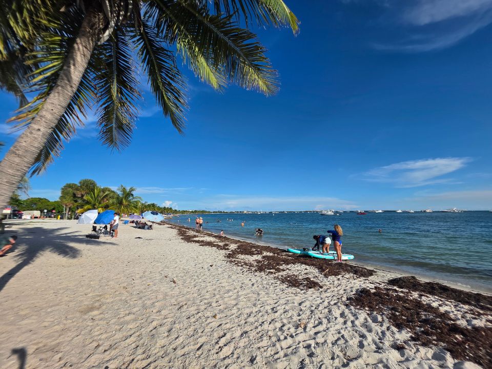 Hobe Island Beach Miami in Virginia Key
