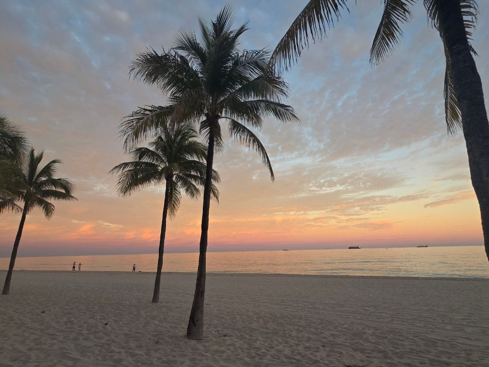 Fort Lauderdale Beach at Sunset