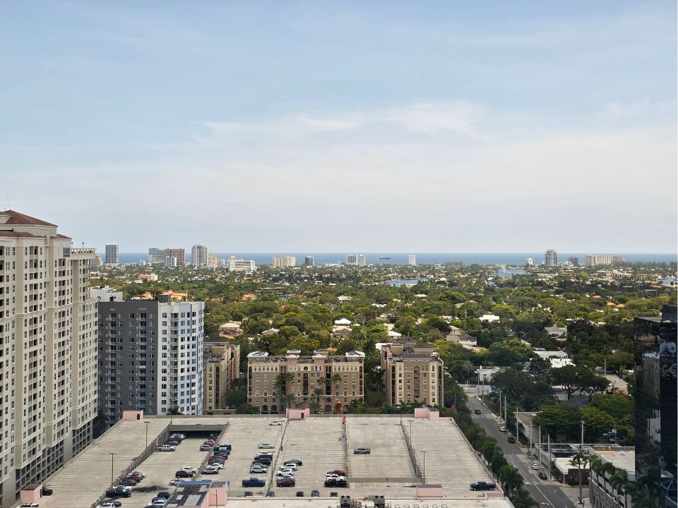 Downtown Fort Lauderdale looking east