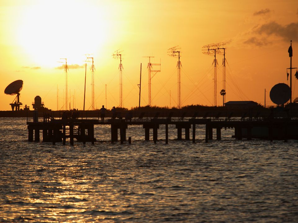 Antenna and Dish array in Key West