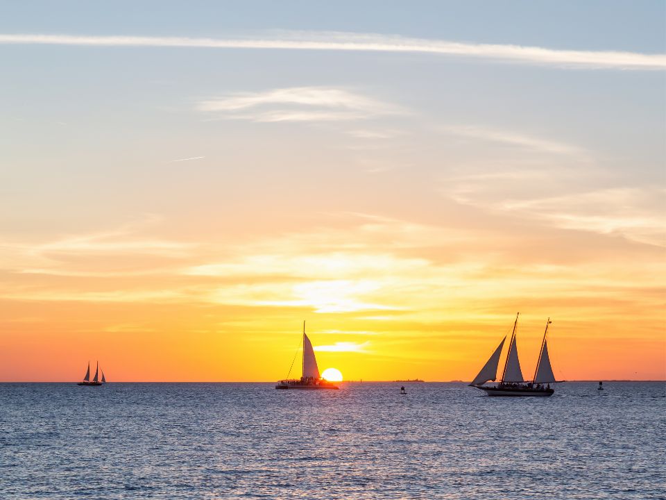 Sunset at Mallory Square in Key West