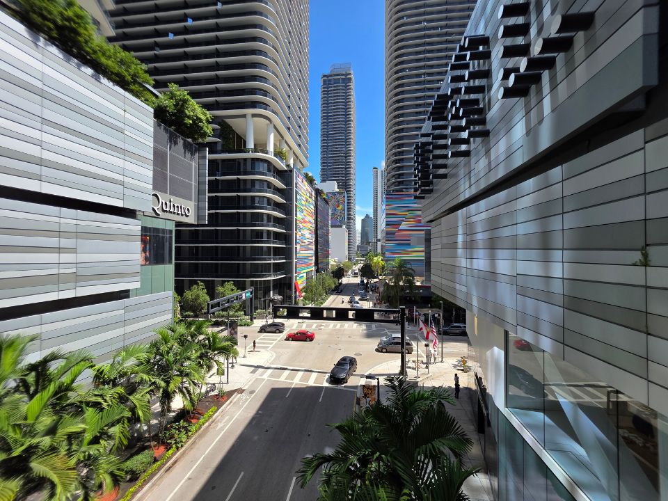 S Miami Ave from Brickell City Centre Miami