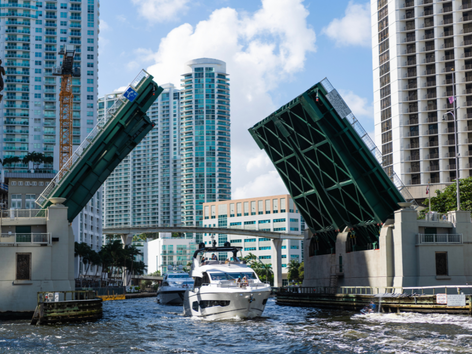 Brickell Ave Drawbridge Downtown Miami