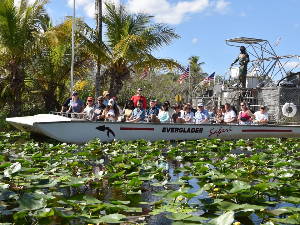 Exhilarating airboat tour through the National Park Everglades