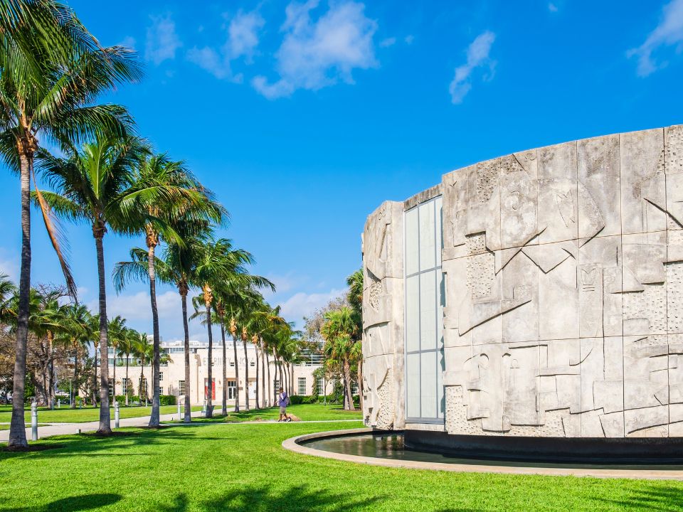 The Bass Museum of Art founded in 1963 and located in the Collins Park Neighborhood