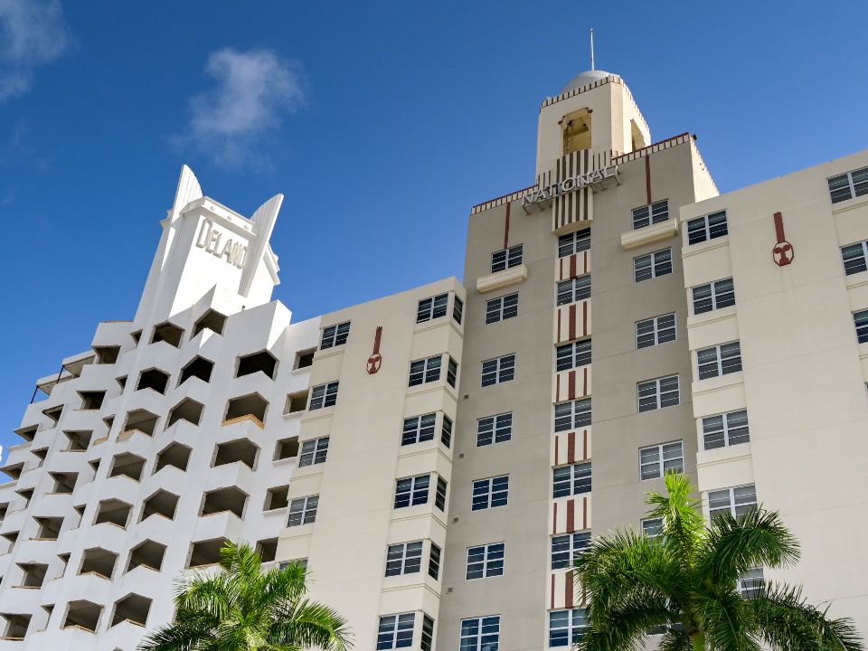 The Delano and National Hotel in Miami Beach