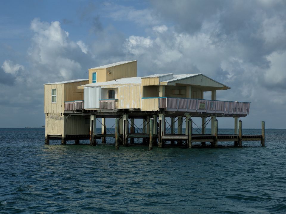 House in Stiltsville taken July 28, 2017