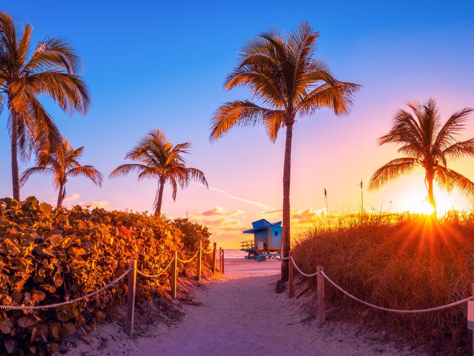 Sunrise at Miami Beach